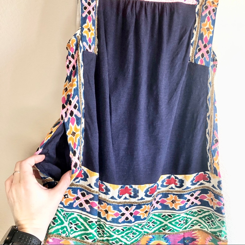 🆕 Anthropologie Multicolor Embroidered Tunic - Picture 12 of 15